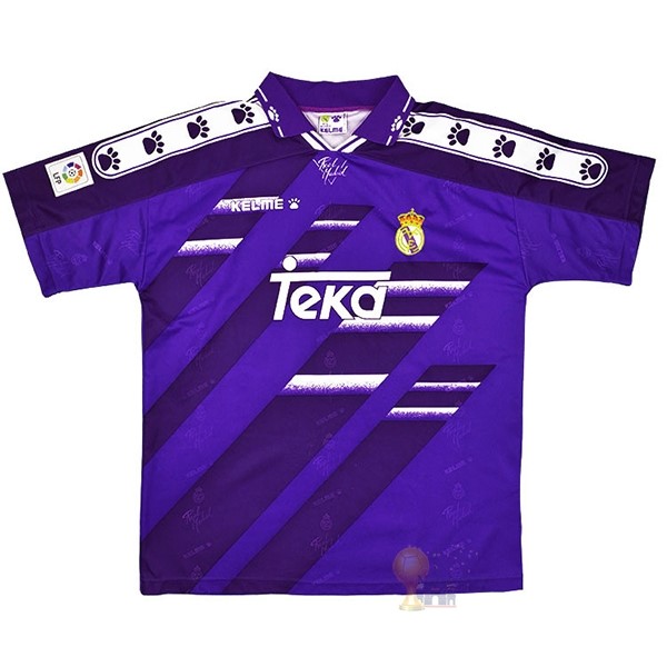 Calcio Maglie Away Maglia Real Madrid Stile rétro 1994 1996 Purpureo